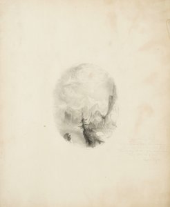 William Trost Richards, 1854 (grafit på buff illustrationstavle) af William Trost Richards